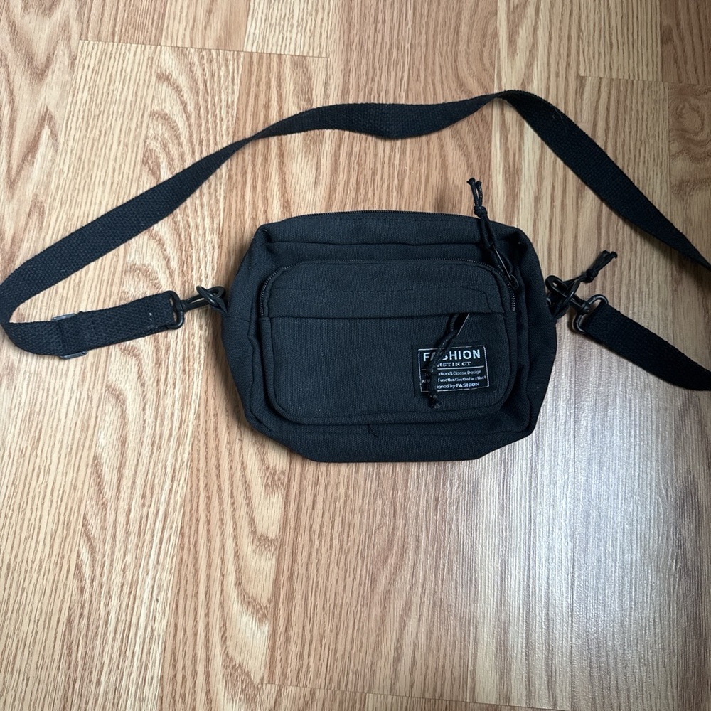 Black Crossbody Sling Bag -